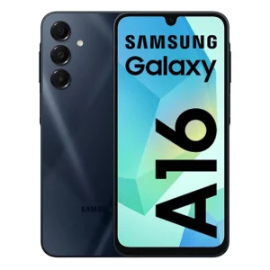 Celular Samsung Galaxy A16 4G 128GB, 4GB RAM, cámara principal 50MP + 5MP + 2MP, frontal 13MP, 6.7″, negro