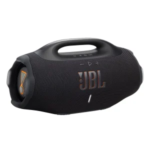 Parlante bluetooth JBL Boombox4 portátil, potencia 210W, resistente al agua IP68, hasta 34 horas de reproducción, negro