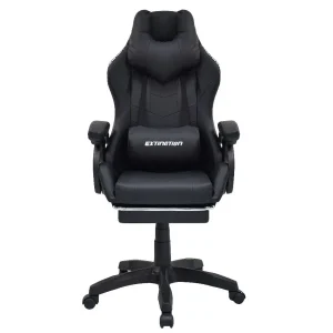 Silla Gamer Extingtion Sapp Gamuza-Cuerina Color Negro