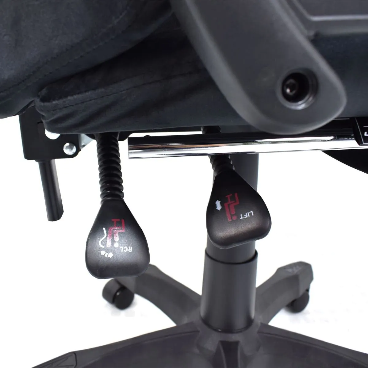 Silla Gamer Extingtion Sapp Gamuza-Cuerina Color Negro - Image 8