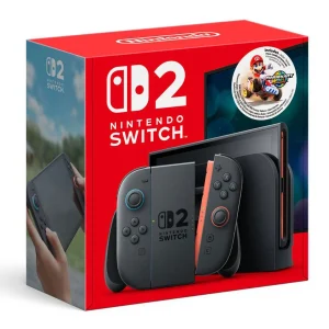 Consola Nintendo Switch 2 Bundle Mario Kart World Full HD, 256GB, 12GB RAM, negro